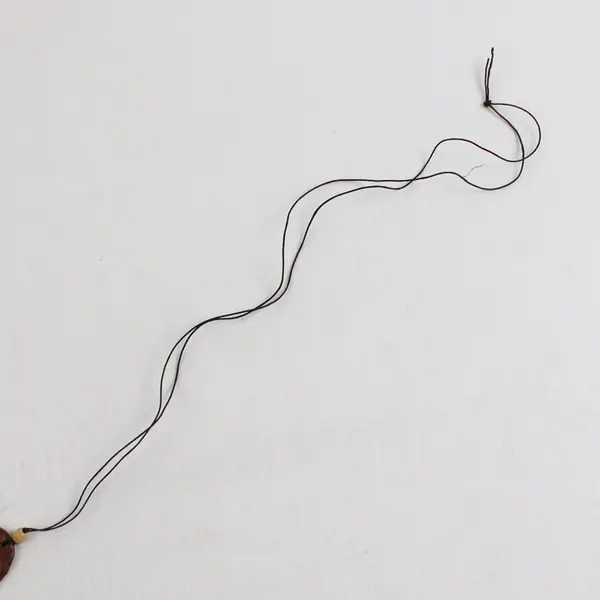 Hand Carved Multicolor Jade Pendant Necklace Double-Sided