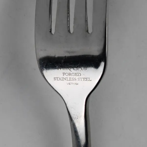 Lot of 3 Mikasa Unknown Pattern Forged Stainless 2 Dinner Forks 1 Salad Fork