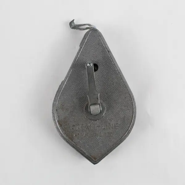Vintage Irwin Strait-Line Chalk Line Reel Plumb Bob Blue Chalk Made in Ohio USA