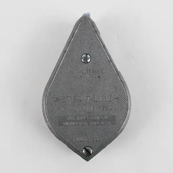 Vintage Irwin Strait-Line Chalk Line Reel Plumb Bob Blue Chalk Made in Ohio USA