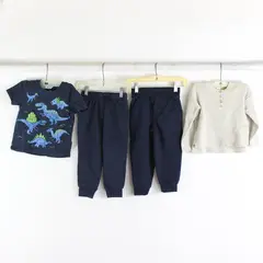 Lot of 4 Baby Boy Size 2 Years Sweaters and Sweat Set Mixed Lot Gap and CK