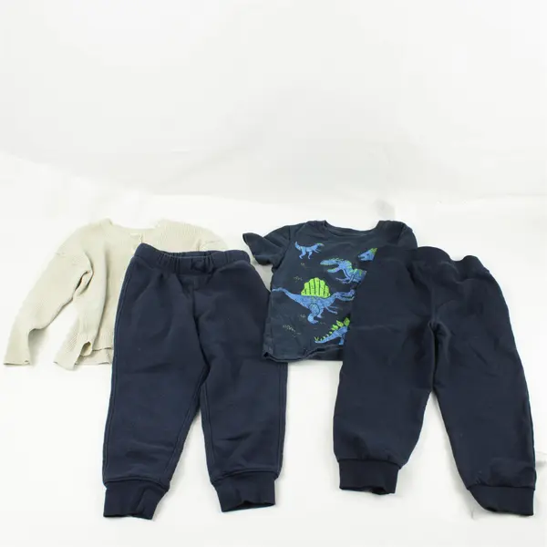 Lot of 4 Baby Boys 3T Shirt and Pant Sets 2 Shirts 2 Pants