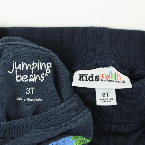 Lot of 4 Baby Boys 3T Shirt and Pant Sets 2 Shirts 2 Pants