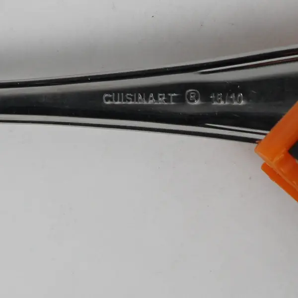 Lot of 2 Cuisinart Arcadia Pattern Crossed Bands 18/10 SS 1 Salad 1 Dinner Fork