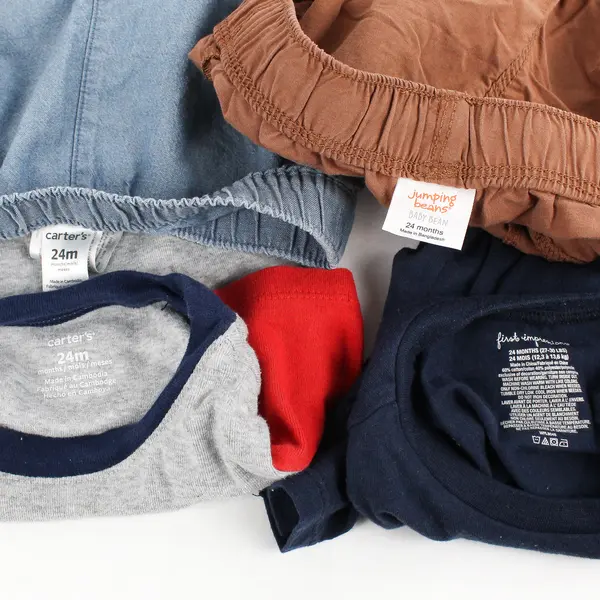 Lot of 4 Baby Boy's 24M 2 Short Sleeve Shirts and 2 Pairs of Shorts