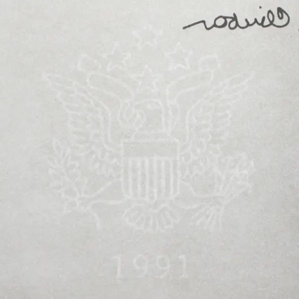 Bill Clinton Autopen Signed Letter To Educator Official White House Stationery