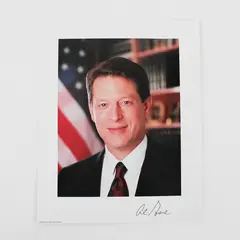 Vice President Al Gore Official 8X10 Portrait Photo Autopen Signature 