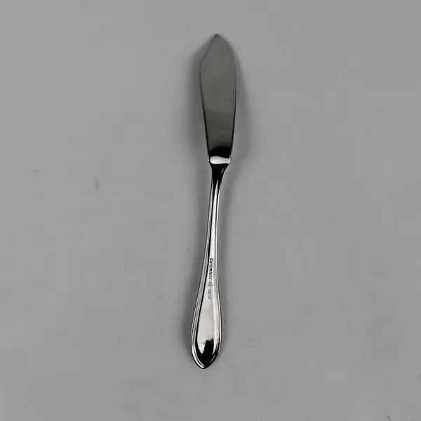 Cuisinart Arcadia Pattern Crossed Bands 18/10 SS Flat Handle Butter Knife 6.75"