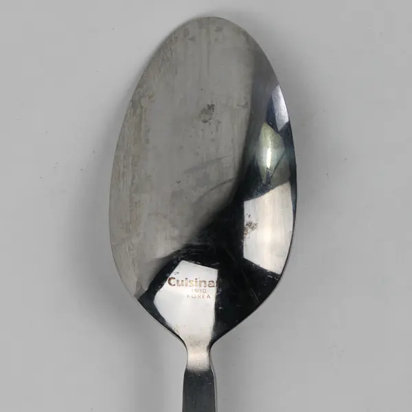 Cuisinart Basketweave Pattern 18/10 Stainless Oval Soup Spoon 6.75" Rare HTF