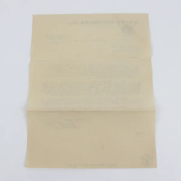 1938 ED Knapp Shoes Letter To Salesman Roderick Clancy Oregon Railroad Memories