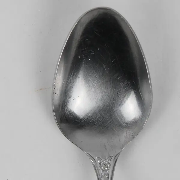 Lot of 5 Merchandise Service Rose Pattern Stainless Serving Spoons 8.25" Rare