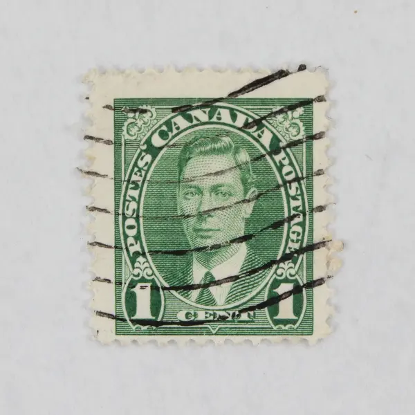 Lot Of 2 Canada 1937 King George VI 1 Cent Stamps Used