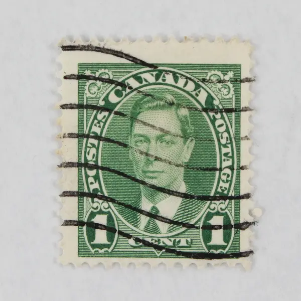 Lot Of 2 Canada 1937 King George VI 1 Cent Stamps Used