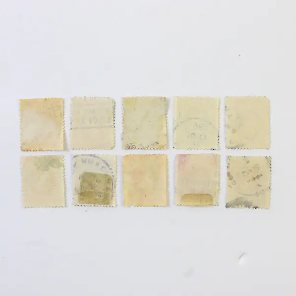 Lot Of 10 Belgium King Albert 30/40/50/60c Stamps Used Canceled