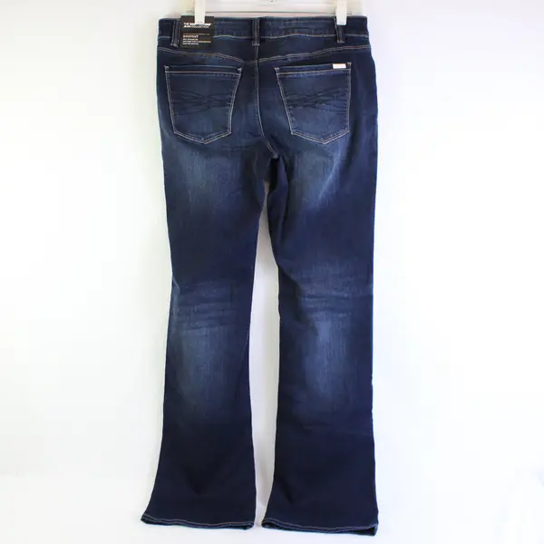 NWT WHBM Women's 10R Dark Wash Bootcut Leg Stretch Denim Jeans