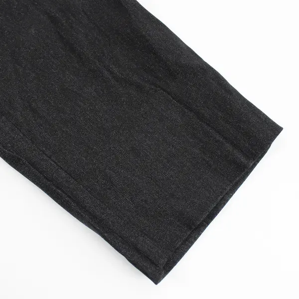Tribal Women's 10 Black/Gray Stretch Pull-On Slimming Tapered Leg Dress Pants