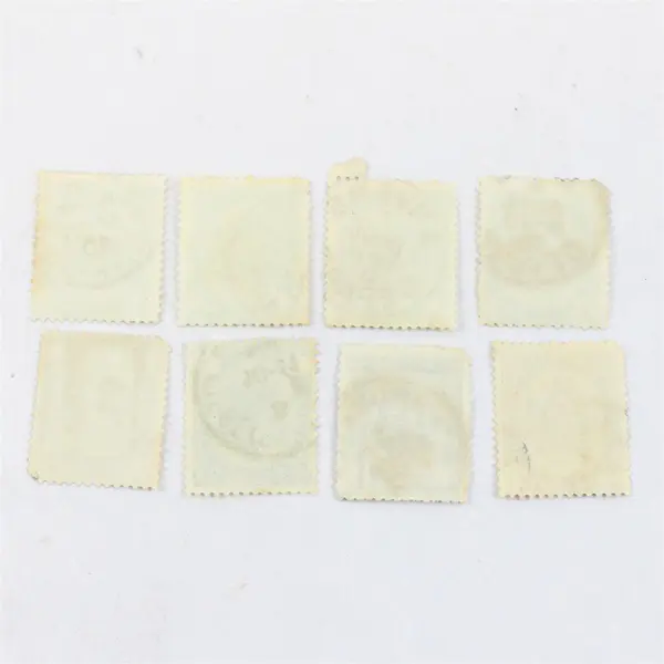 Lot Of 8 Belgium Coat Of Arms 1/2/5c Stamps Used 1900s