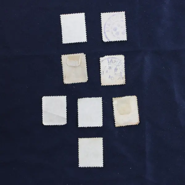 Lot Of 8 French Various Used Stamps 2/3/5/15c Early 1900s