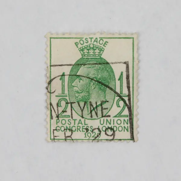 Lot Of 2 Great Britain King George V 1929 Postal Union 1/2d Stamps Used