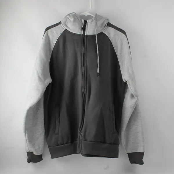 Men's Heavyweight Zip Up Hoodie Jacket Sweatshirt Size Large