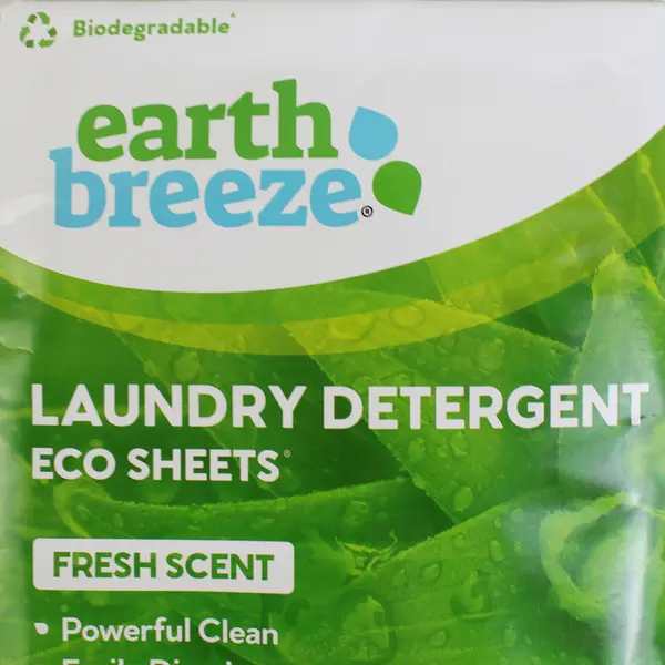 Earth Breeze Laundry Detergent Eco-Sheets (30 Sheets) Fresh Scent Up To 60 Loads