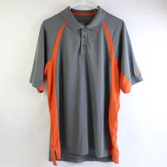Under Armour HeatGear UA Men's Polo Shirt L Gray/ Orange