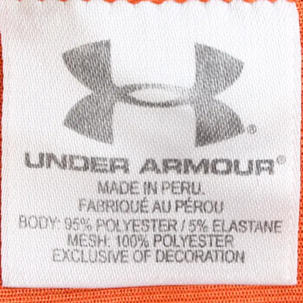 Under Armour HeatGear UA Men's Polo Shirt L Gray/ Orange