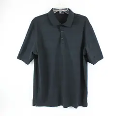 Nike Golf Polo Shirt Black Dri-Fit Men's L