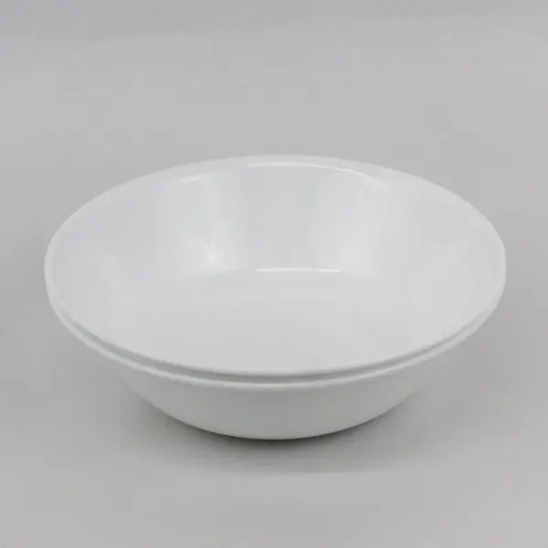 Set of 2 Corelle Vitrelle Dazzling White Vegetable Bowls 8.5"