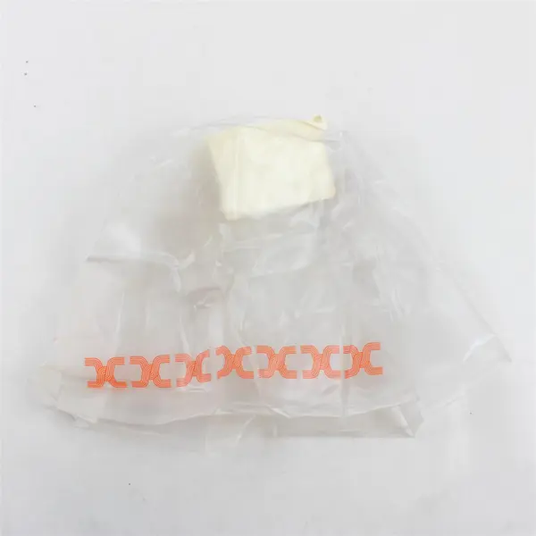 Vintage Water Repellent Clear Baby Poncho Bib Flawed