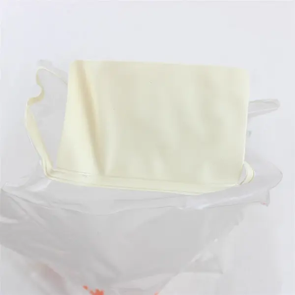 Vintage Water Repellent Clear Baby Poncho Bib Flawed