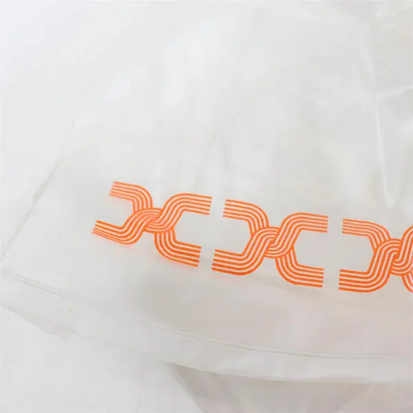 Vintage Water Repellent Clear Baby Poncho Bib Flawed