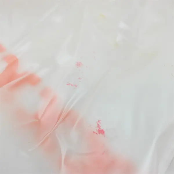 Vintage Water Repellent Clear Baby Poncho Bib Flawed