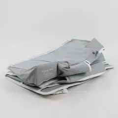 Zea Baby Solid Gray Color Hanging Fabric Baby Diaper Caddy Organizer