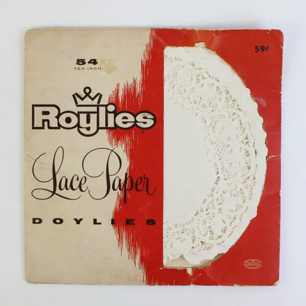 Pack of 3 Vintage 1954 Roylies Lace Paper Doilies FLAWED