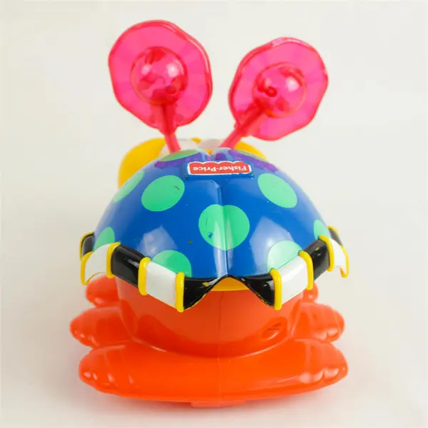 Fisher-Price Bumble Bee 7" Press & Go Walking Toy Vintage Rare