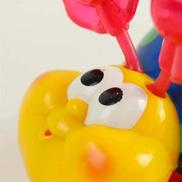 Fisher-Price Bumble Bee 7" Press & Go Walking Toy Vintage Rare