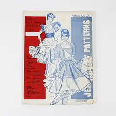 VTG 1977 Jean Hardy Pattern No. 920 Misses' Folk Dance Dresses