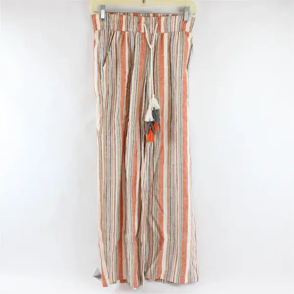 Harmony + Havoc Linen Blend Hippie Lounge Pants Women's Small FLAWED