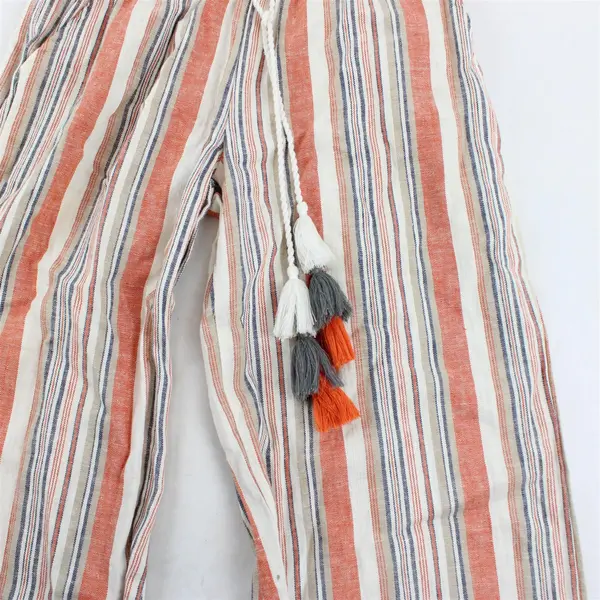 Harmony + Havoc Linen Blend Hippie Lounge Pants Women's Small FLAWED