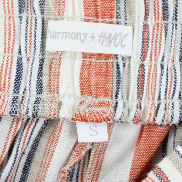Harmony + Havoc Linen Blend Hippie Lounge Pants Women's Small FLAWED