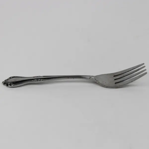 Set of 5 Vintage Breton Rose Stainless Steel Salad Forks