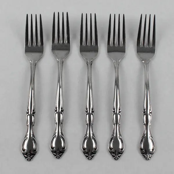 Set of 5 Hampton Court by Merchandise Service Stainless Steel Salad Forks