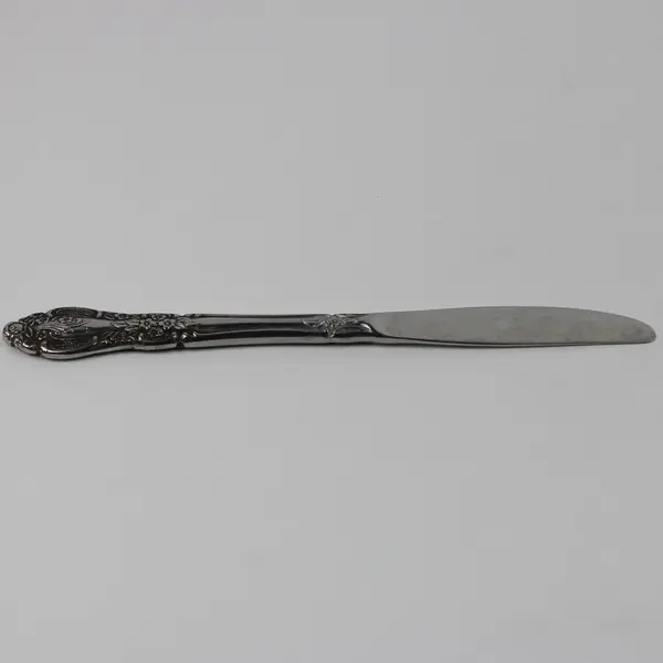 Set of 6 Vintage Springtime Stainless Steel Modern Solid Dinner Knives