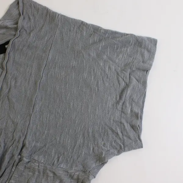 Women's Gray Short Sleeve Open Front Cardigan Mossimo Size XXL