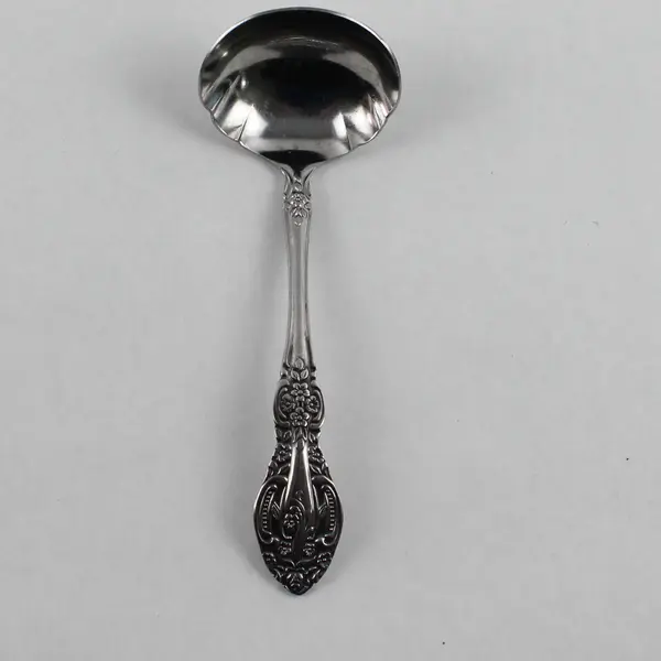Vintage Springtime Stainless Steel Gravy Ladle