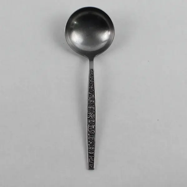 Vintage Granada Rose Stainless Steel Gravy Ladle