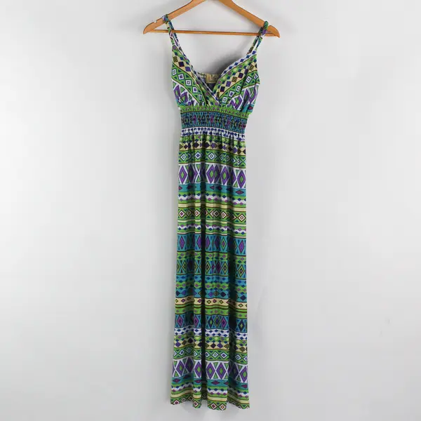 The Magic of Stevie & Lindsay Multicolor Maxi Sundress Women's Size Small