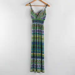 The Magic of Stevie & Lindsay Multicolor Maxi Sundress Women's Size Small