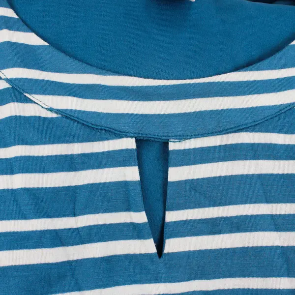 Amanda Lane Blue Striped Maxi Sundress Women's Size Small